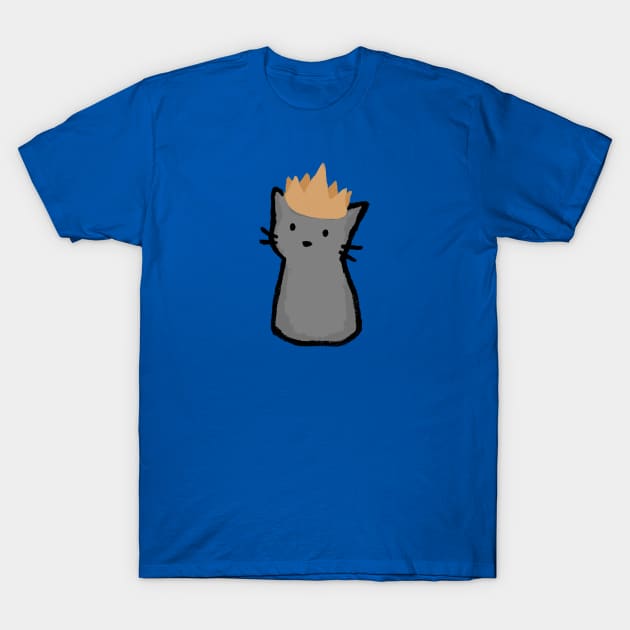 King Cat T-Shirt by FoxShiver